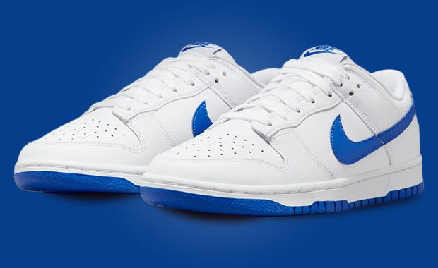 Hyper Royal Hits Accent This Nike Dunk Low