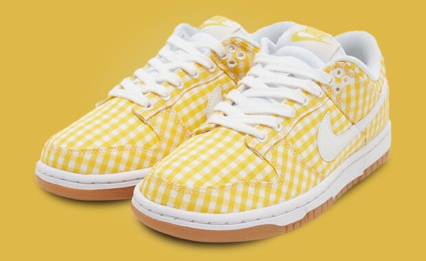 The Nike Dunk Low Gingham Yellow Is Ready for Your Next Picnic
