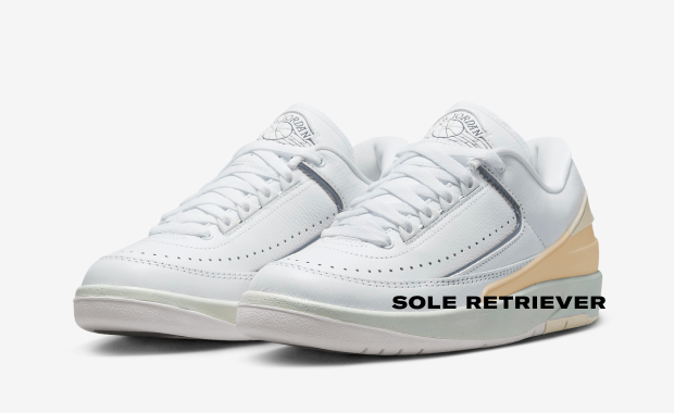Cement Grey and Sanddrift Accent This Air Jordan 2 Low