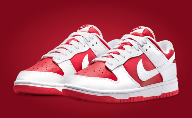 The Nike Dunk Low Championship Red Re-Releases Summer 2024