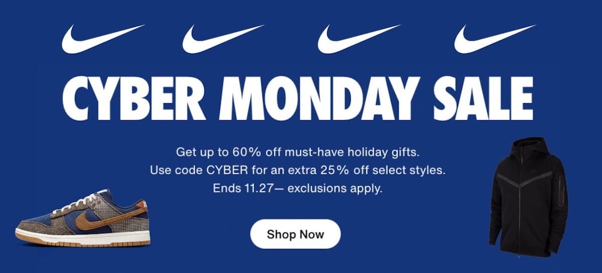Shop Now on Nike Cyber monday Sales - Nike.com