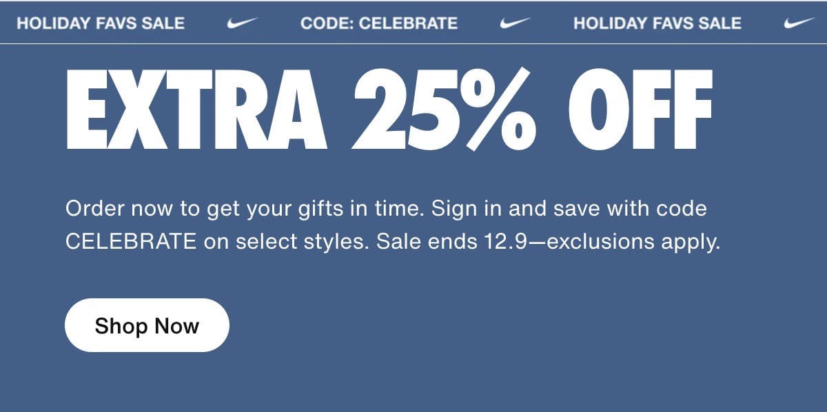 Shop Now on Nike Holiday Sales - Nike.com