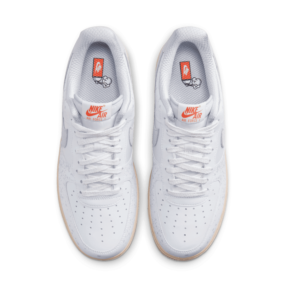 Nike Air Force 1 Low Paint Splatter Grey Angle 1