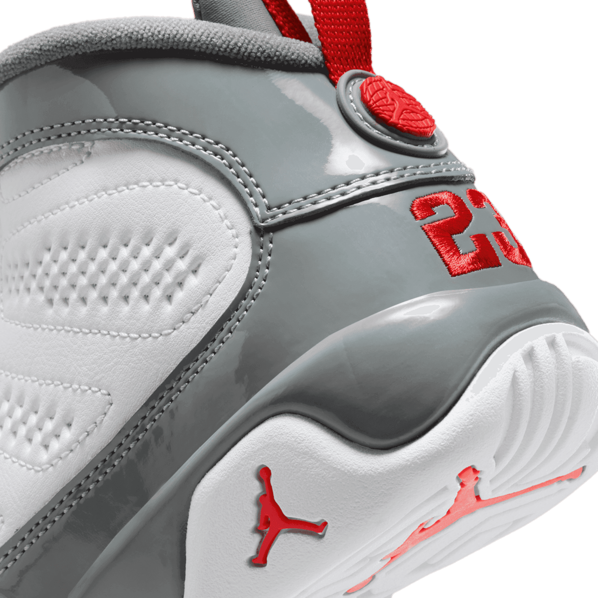 Air Jordan 9 Fire Red (GS) Angle 5