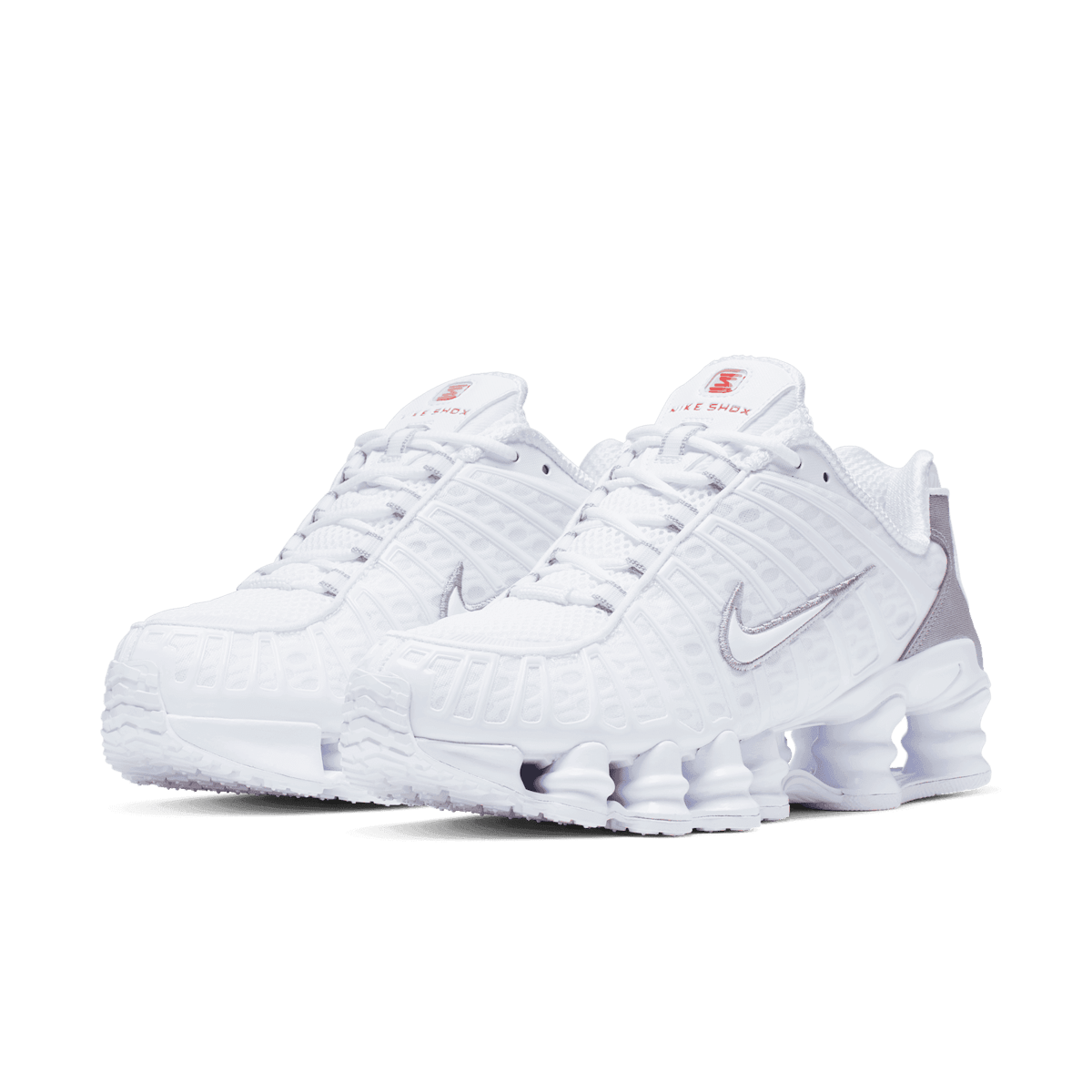 Nike Shox TL White Metallic (W) Angle 2