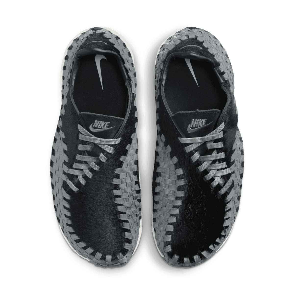 Nike Air Footscape Woven Black Smoke Grey Angle 1