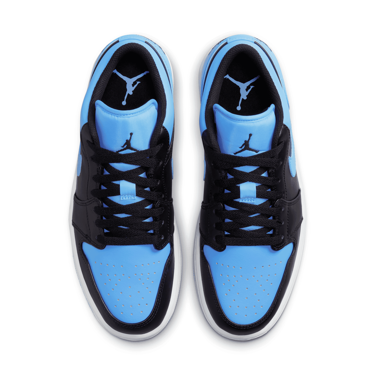 Air Jordan 1 Low Black University Blue Angle 2