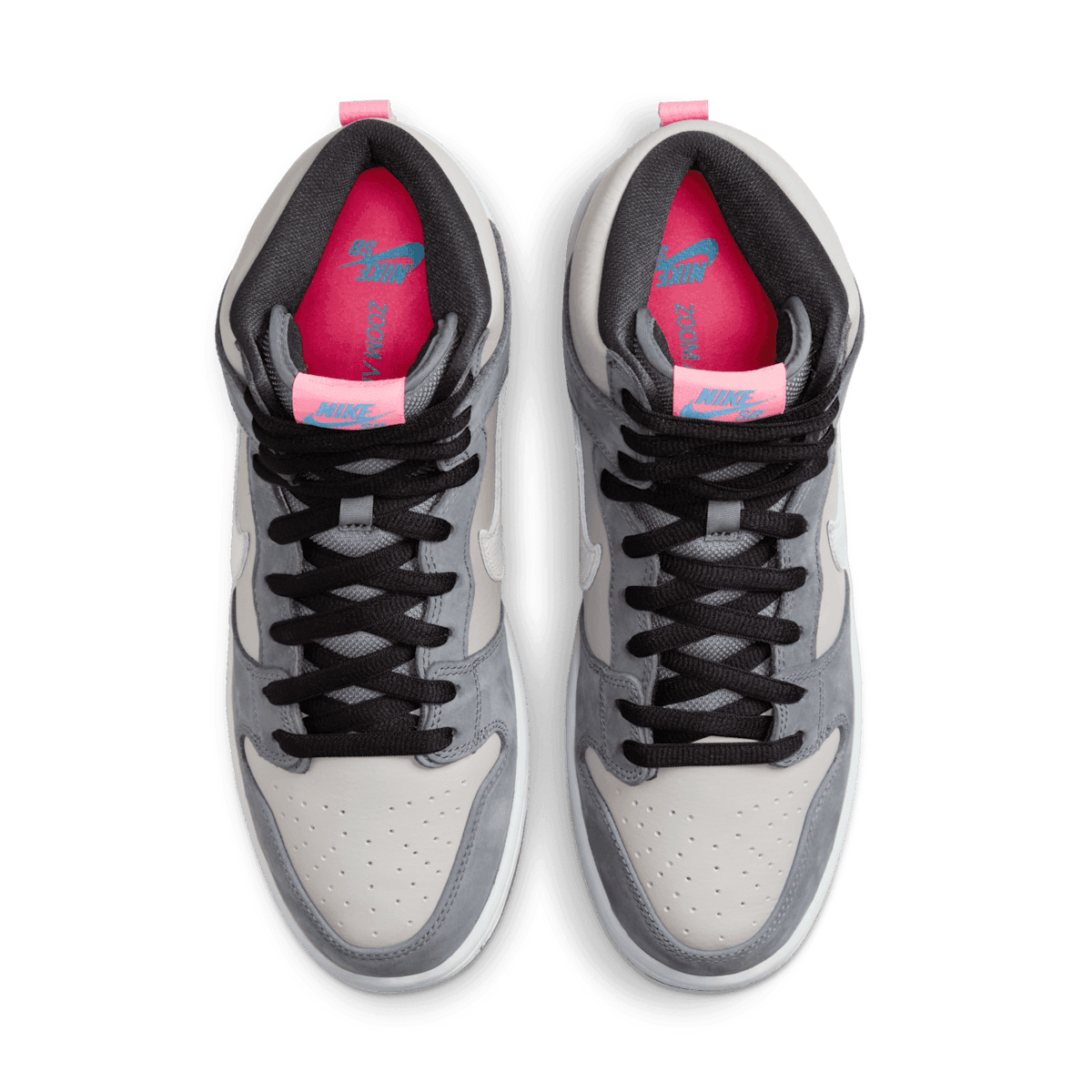Nike SB Dunk High Medium Grey Angle 1