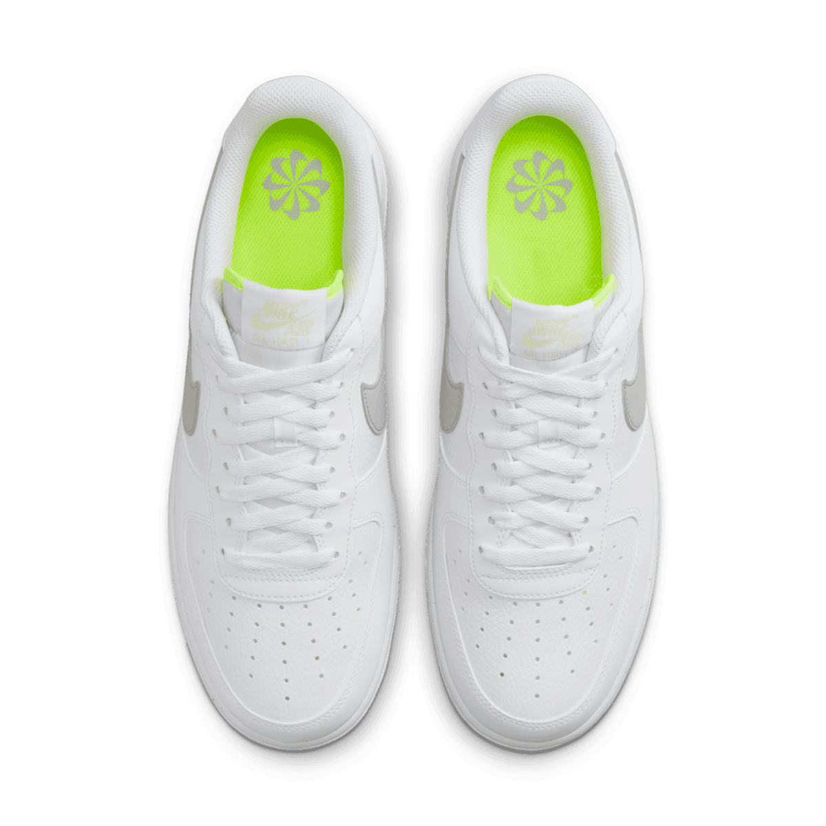 Nike Air Force 1 Low White Grey Volt Lemon Angle 1