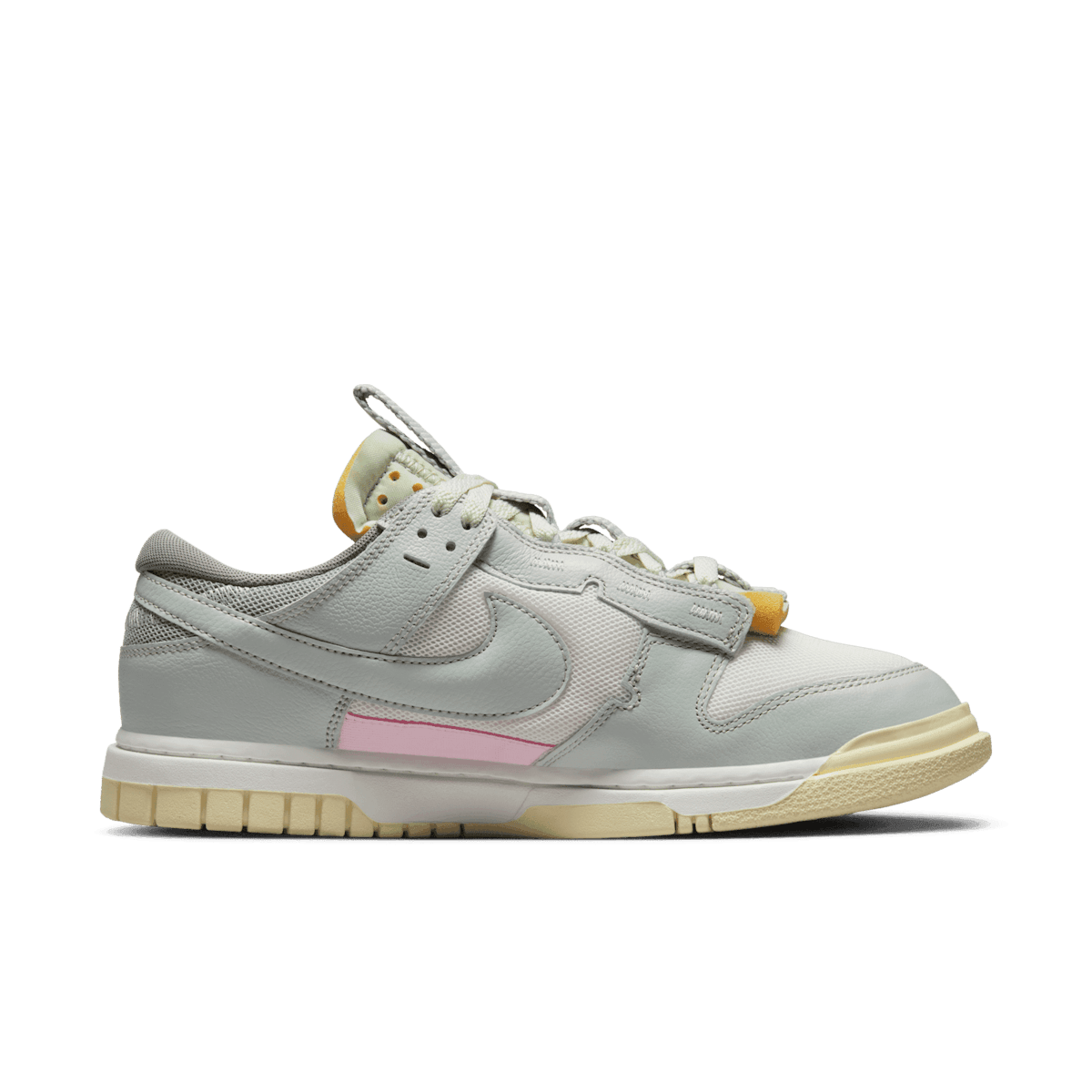 Nike Dunk Low Remastered Light Silver Pink Foam Angle 1
