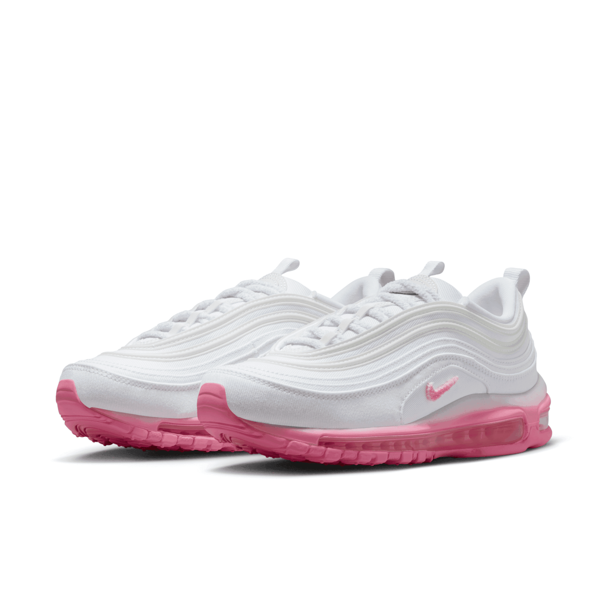 Nike Air Max 97 Canvas White Pink Angle 1