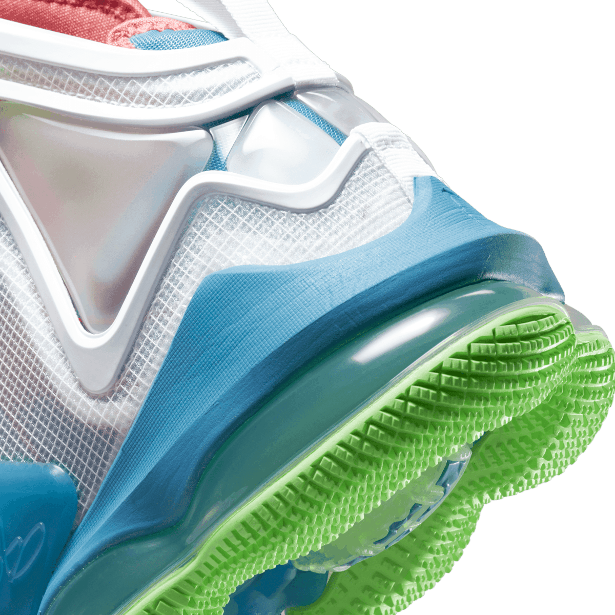 Nike Lebron 19 Dutch Blue Lime Glow Angle 5