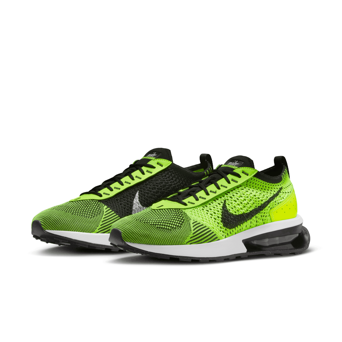 Nike Air Max Flyknit Racer Volt Black Angle 3