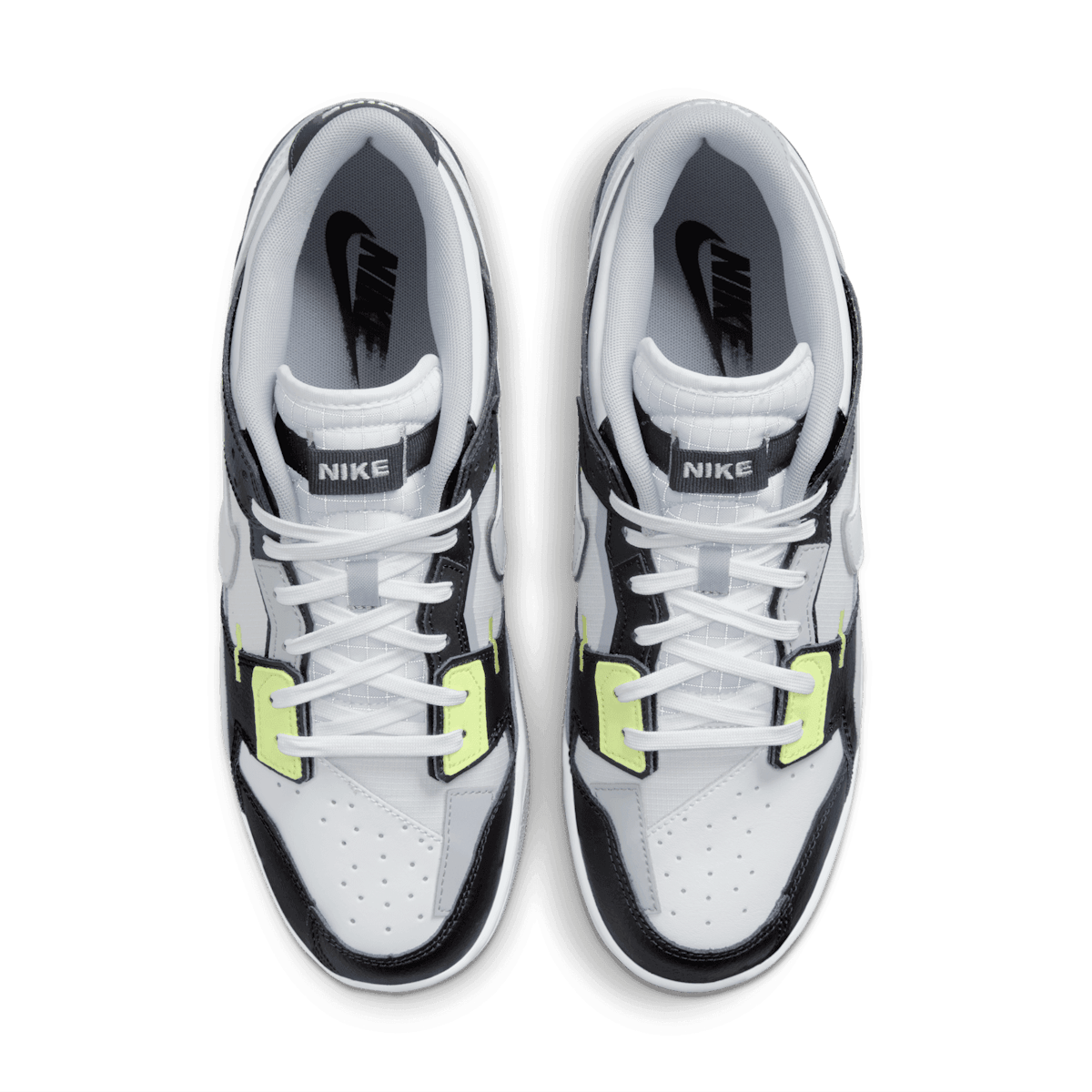 Nike Dunk Low Scrap Wolf Grey Light Lemon Twist Angle 1