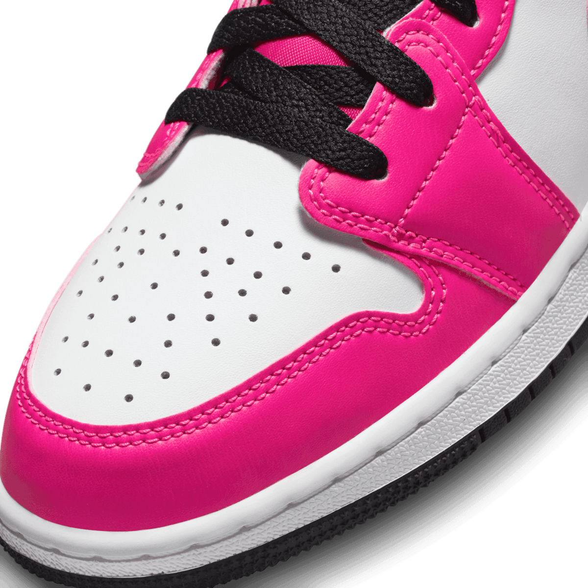 Air Jordan 1 Low Fierce Pink (GS) Angle 4