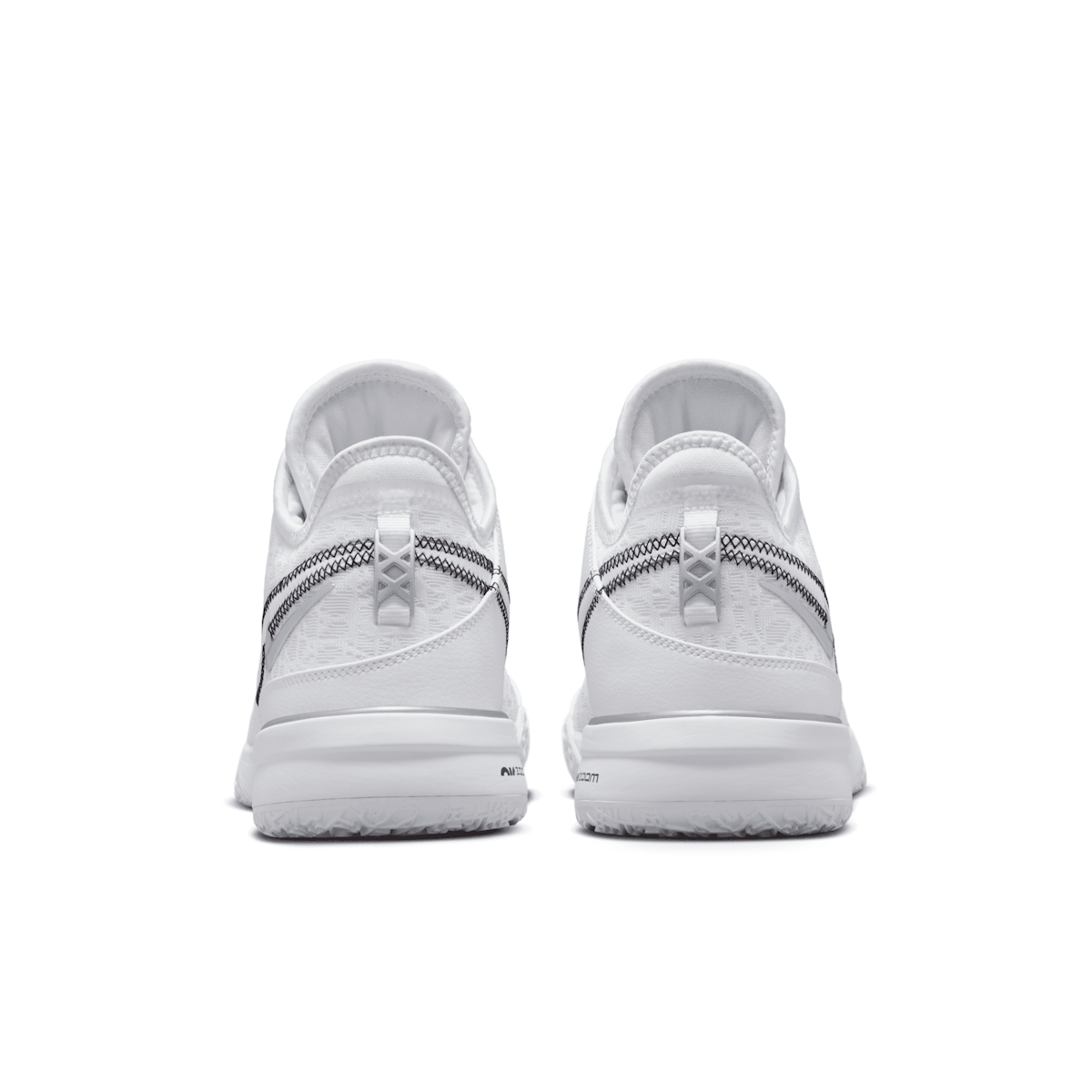 Nike LeBron NXXT Gen White Metallic Silver Angle 4