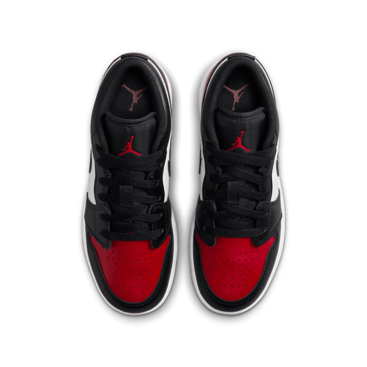 Air Jordan 1 Low Bred Toe (2023) (GS) Angle 1