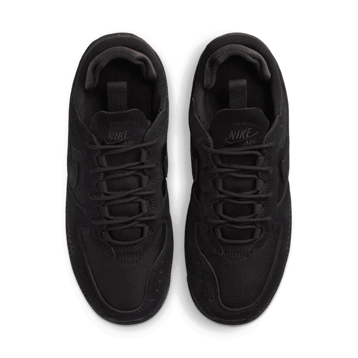 Nike Air Force 1 Wild Black Velvet Brown (W) Angle 2