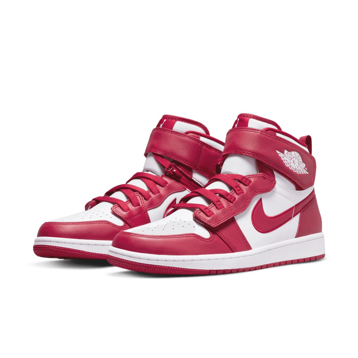 Jordan 1 Flyease Red and White Angle 2