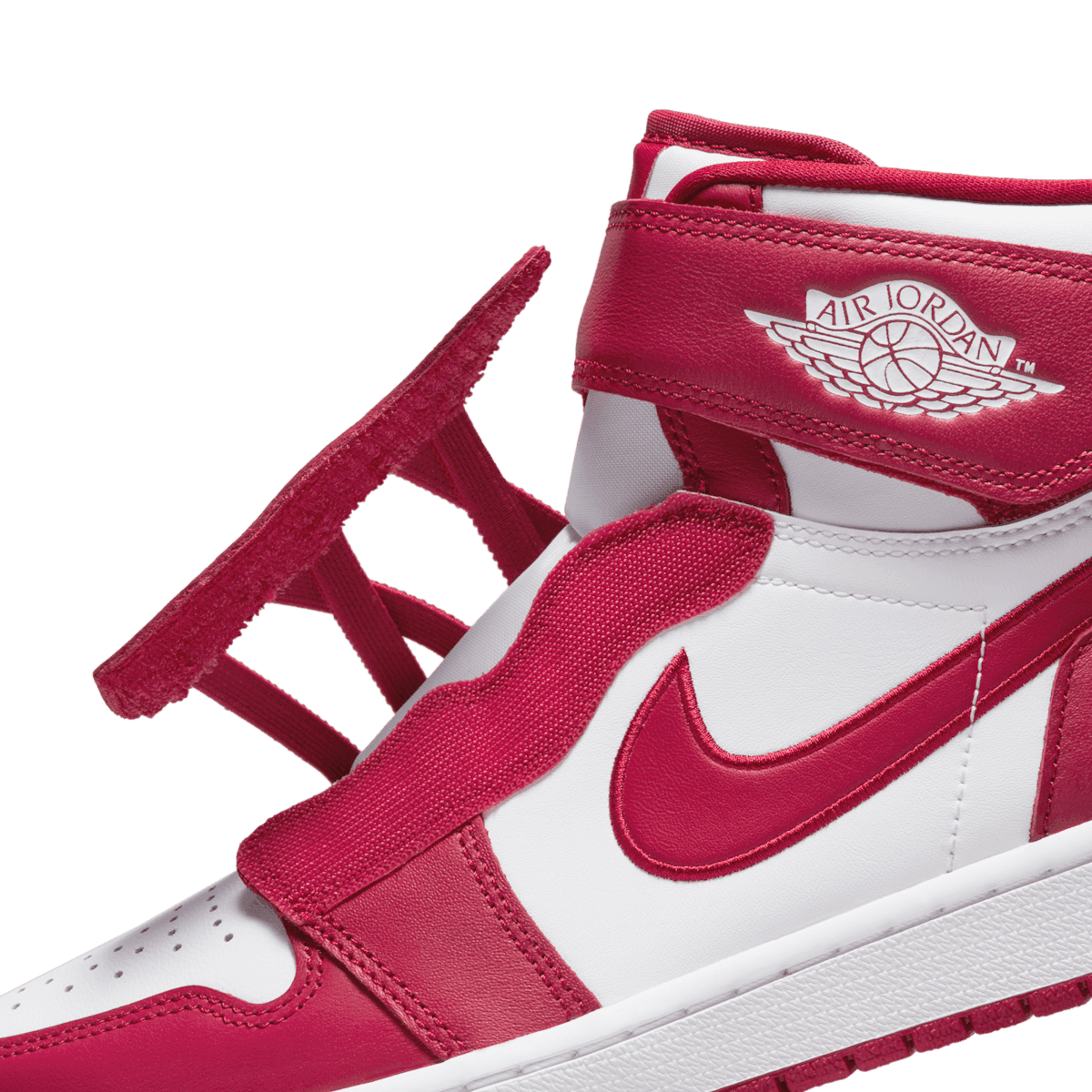 Jordan 1 Flyease Red and White Angle 6