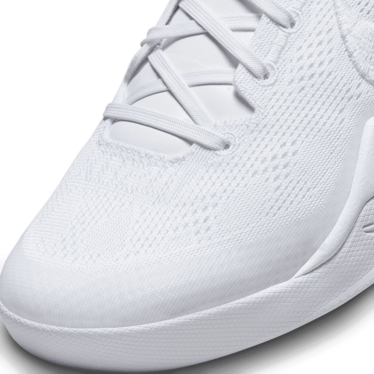 Nike Kobe 8 Protro Halo Triple White Angle 4