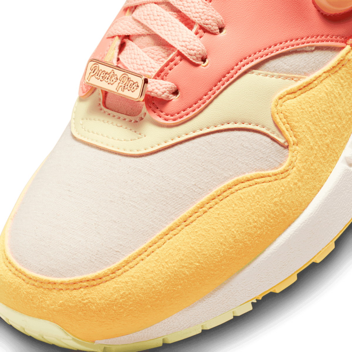 Nike Air Max 1 Puerto Rico Day Orange Frost Angle 4