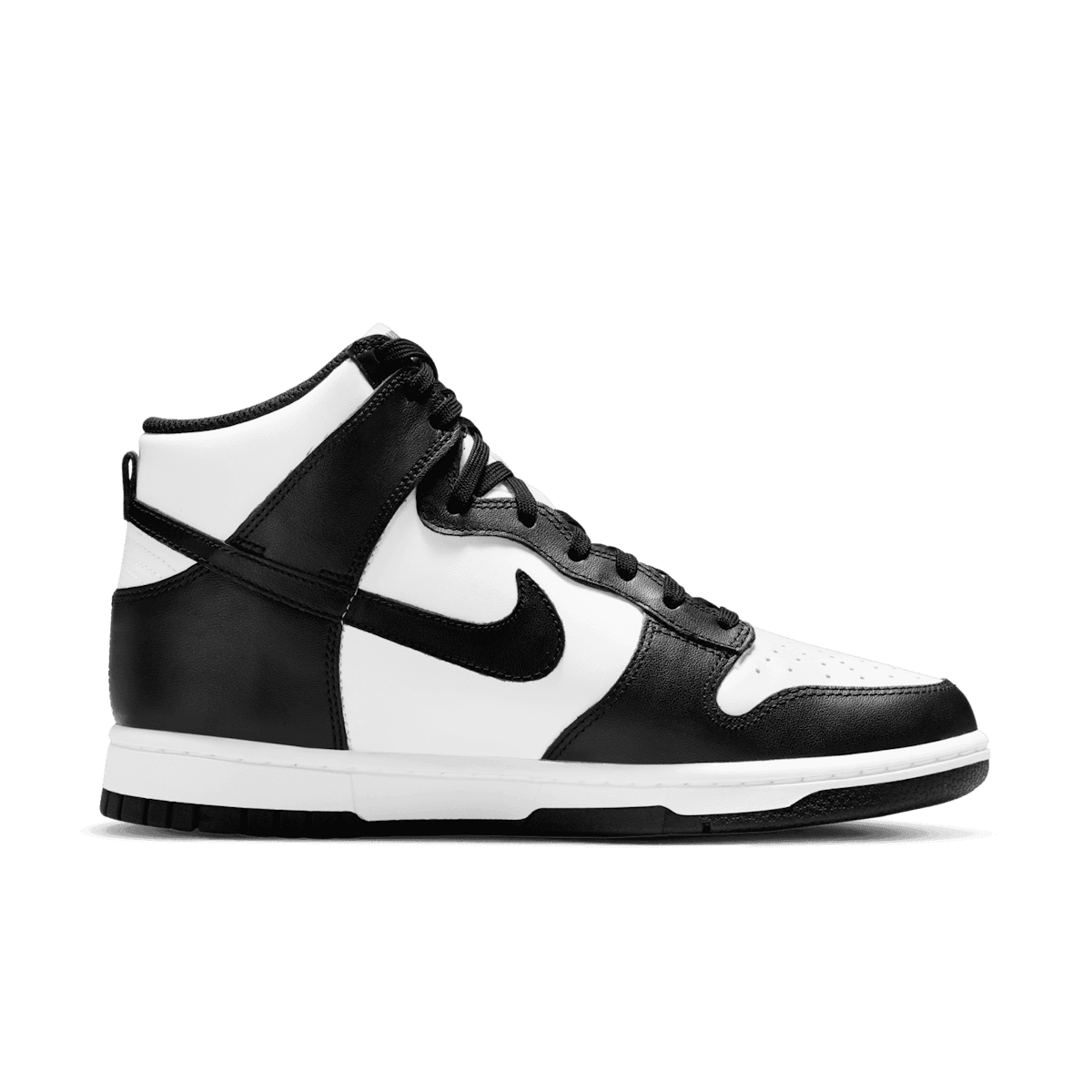 Nike Dunk High Black White (W) Angle 1