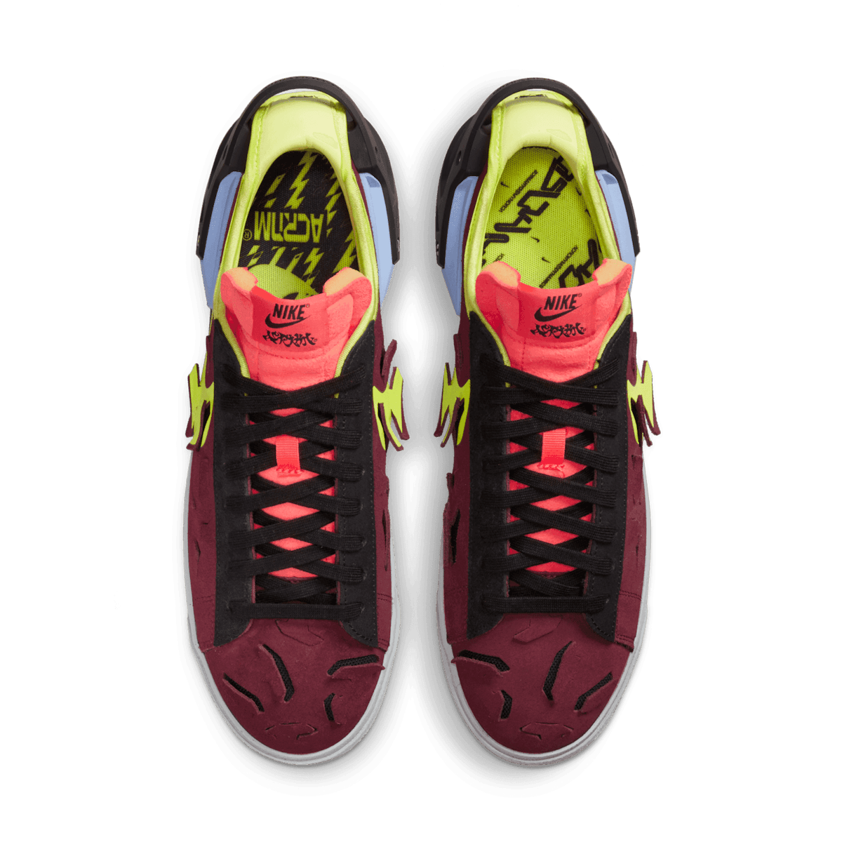 Nike Blazer Low ACRONYM Night Maroon Angle 1