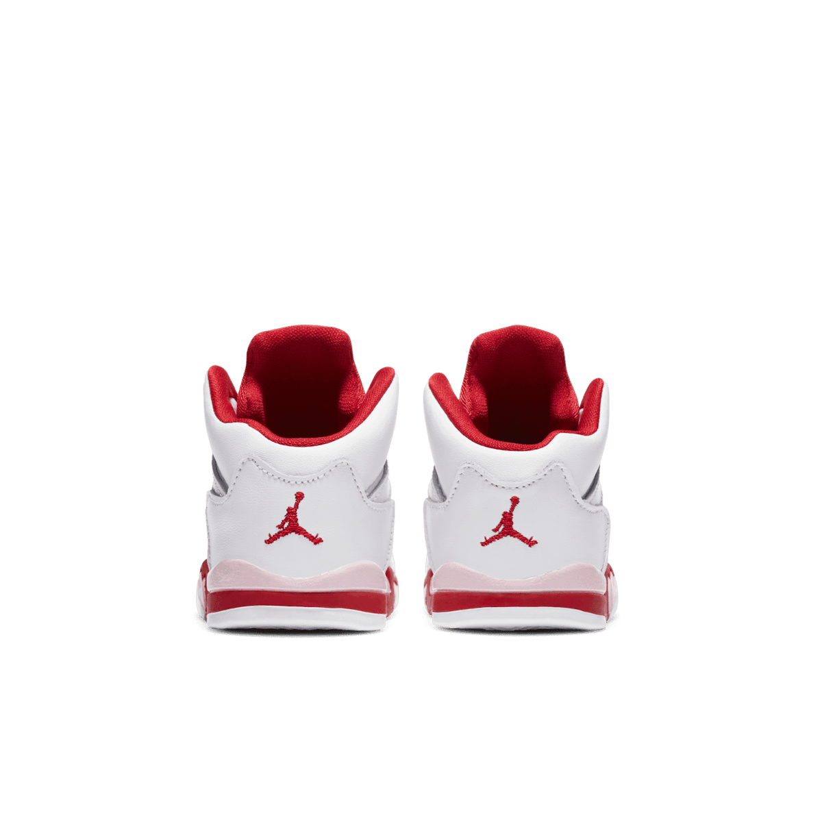 Air Jordan 5 Retro White Pink Red (TD) Angle 3