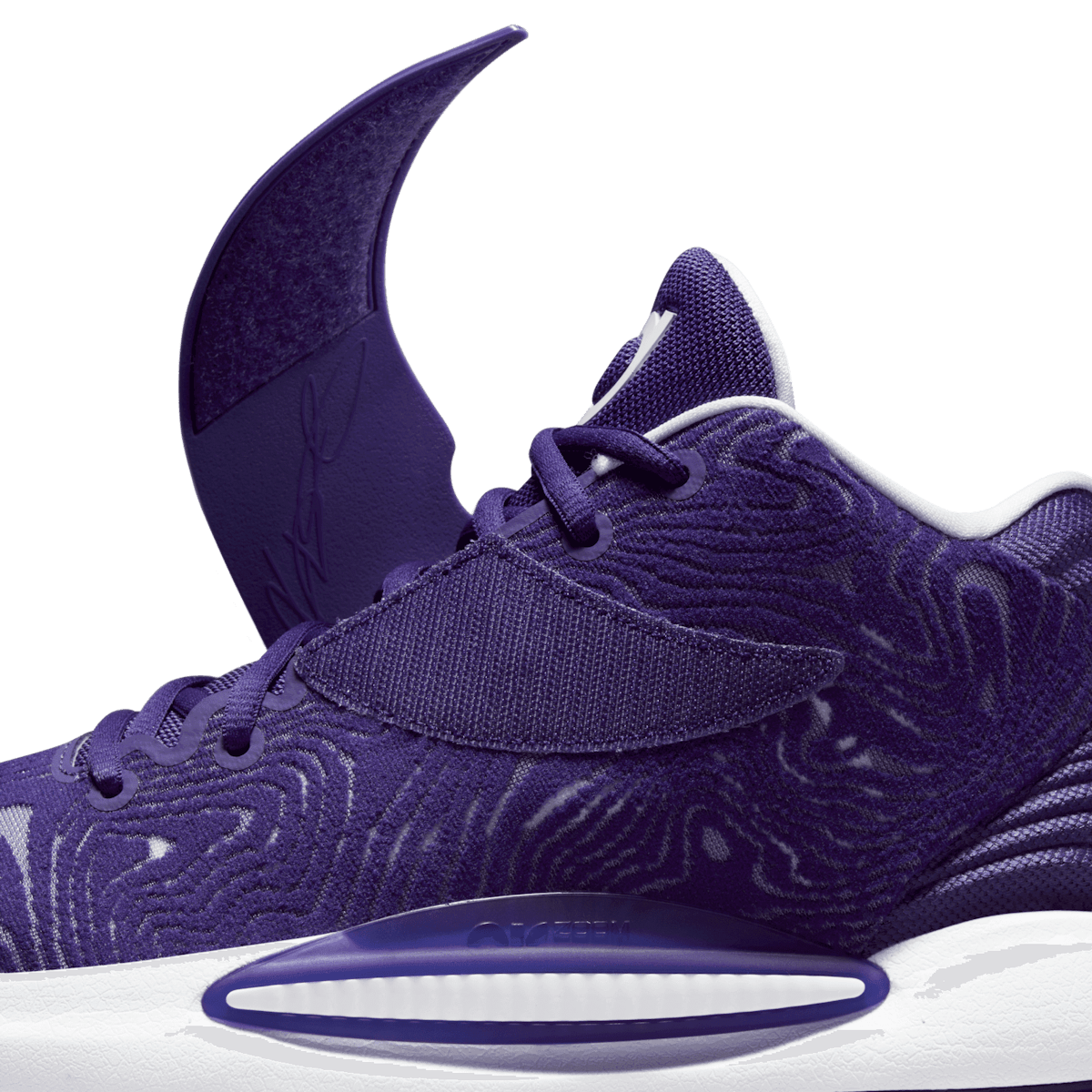 Nike KD14 Court Purple White Angle 6