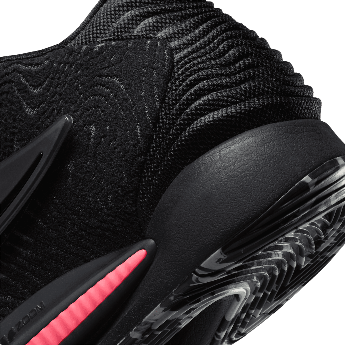 Nike KD 14 Seasonal Black Laser Crimson Angle 5