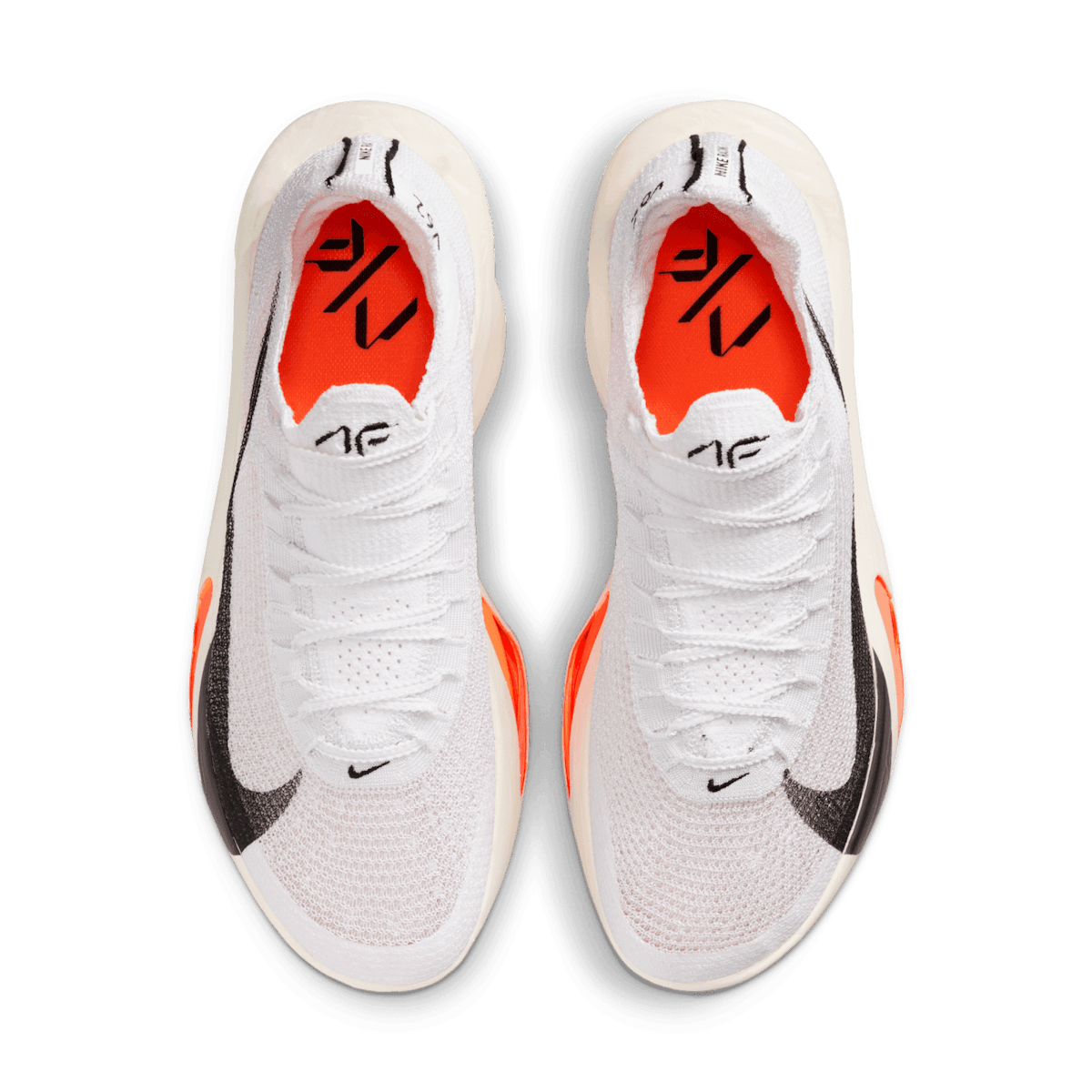 Nike Alphafly NEXT% 3 Proto White Black Orange Angle 1