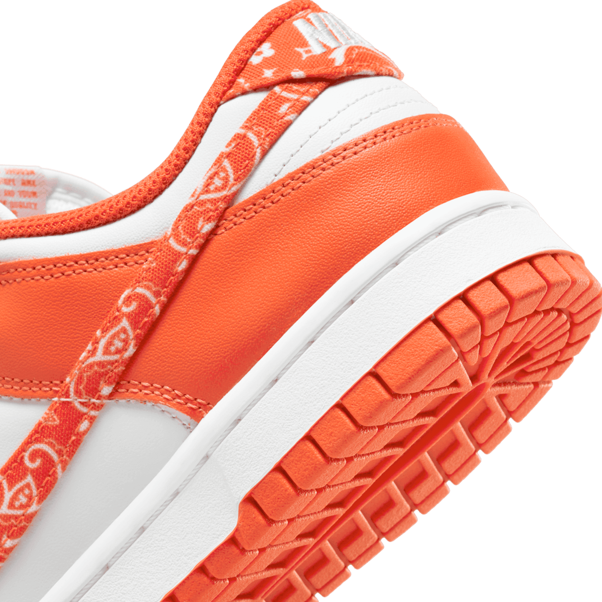 Nike Dunk Low Essential Paisley Orange (W) Angle 5