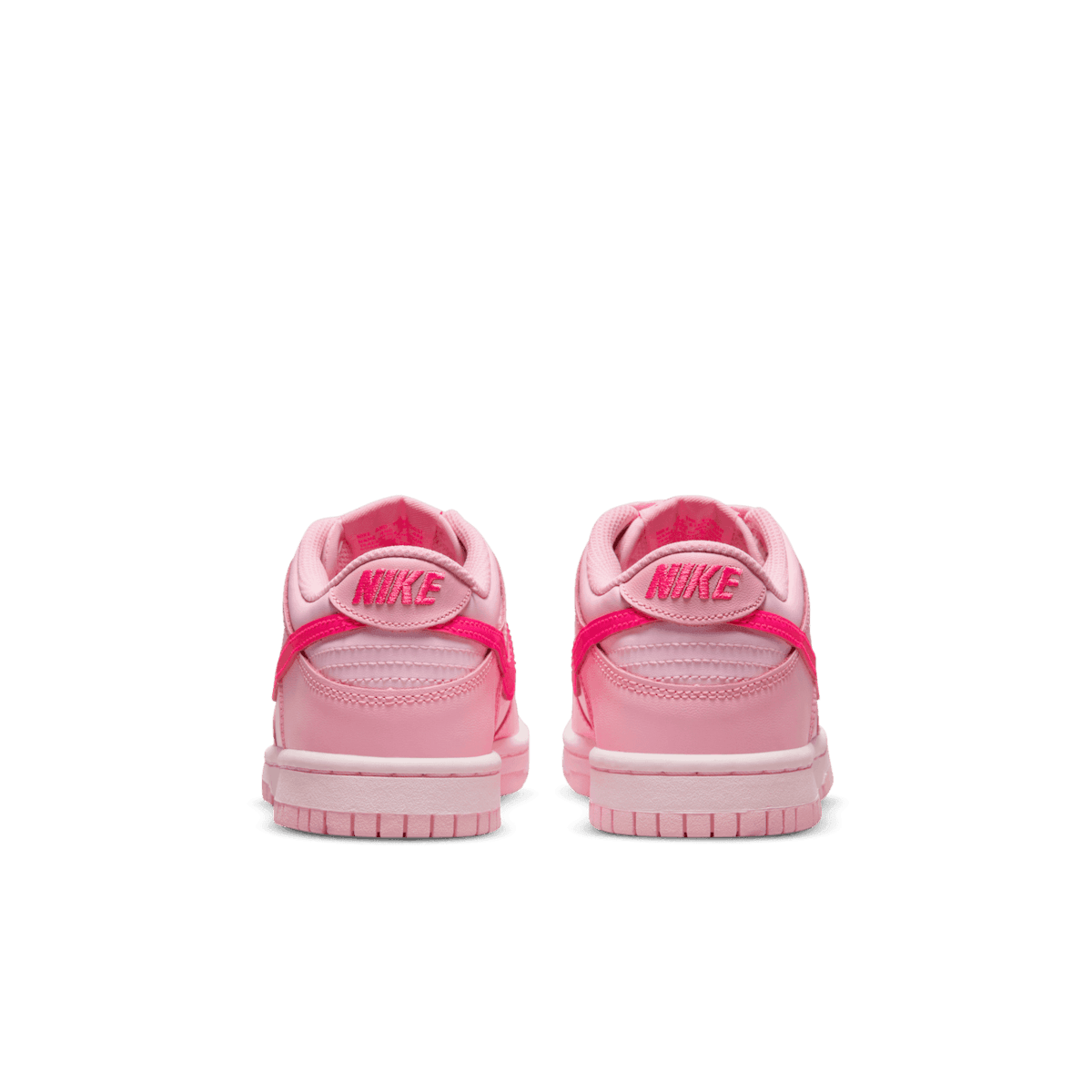 Nike Dunk Low Triple Pink (GS) Angle 3
