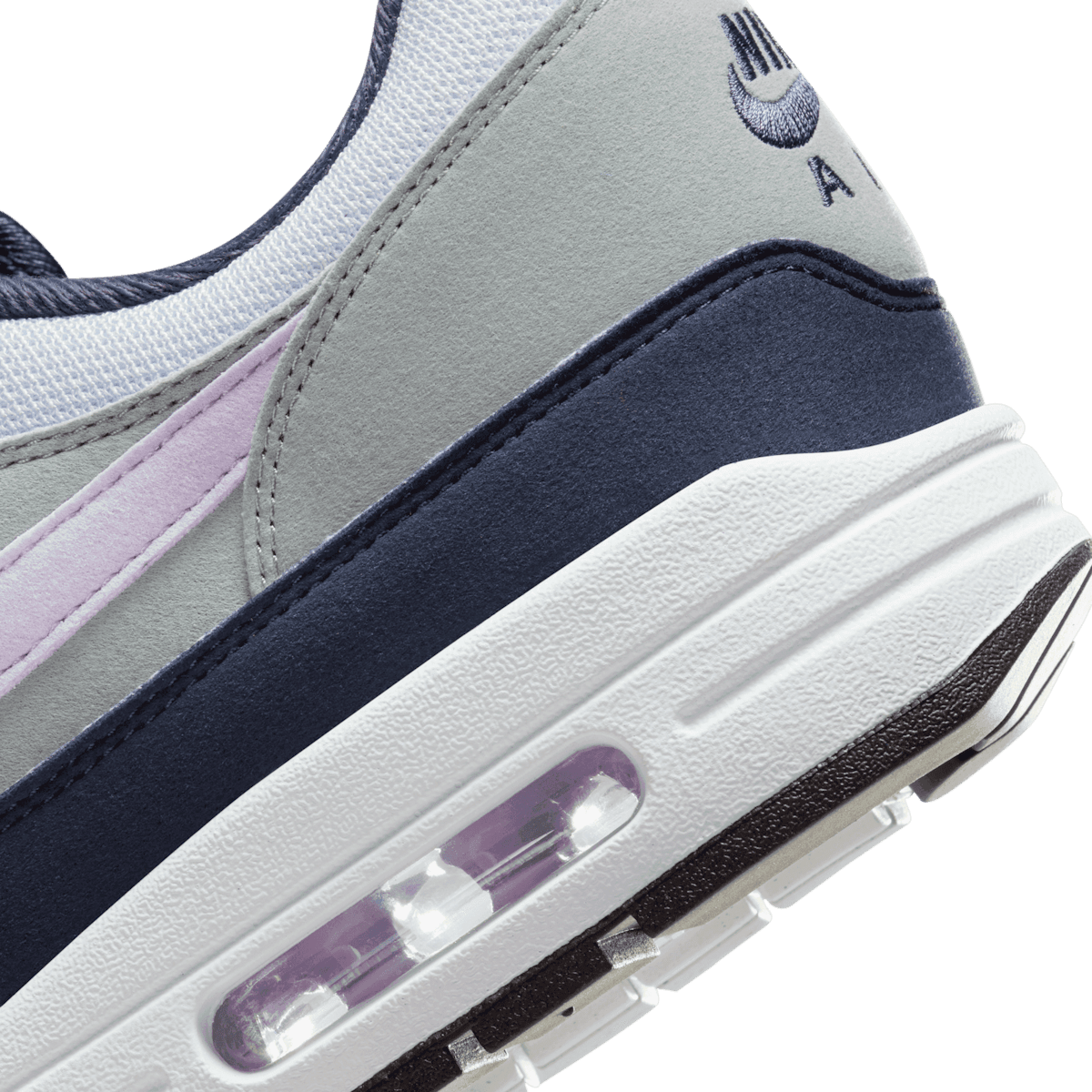Nike Air Max 1 Football Grey Lilac Bloom Angle 6