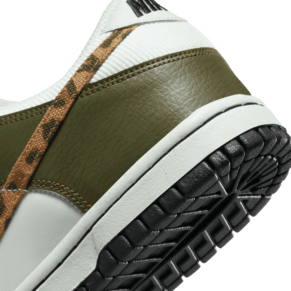 Nike Dunk Low Olive Leopard (GS) Angle 5