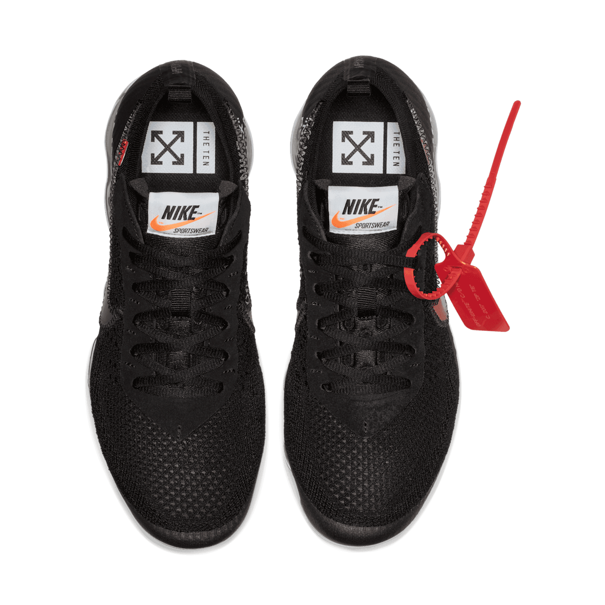 Nike Air VaporMax Off-White Black (2018) Angle 1