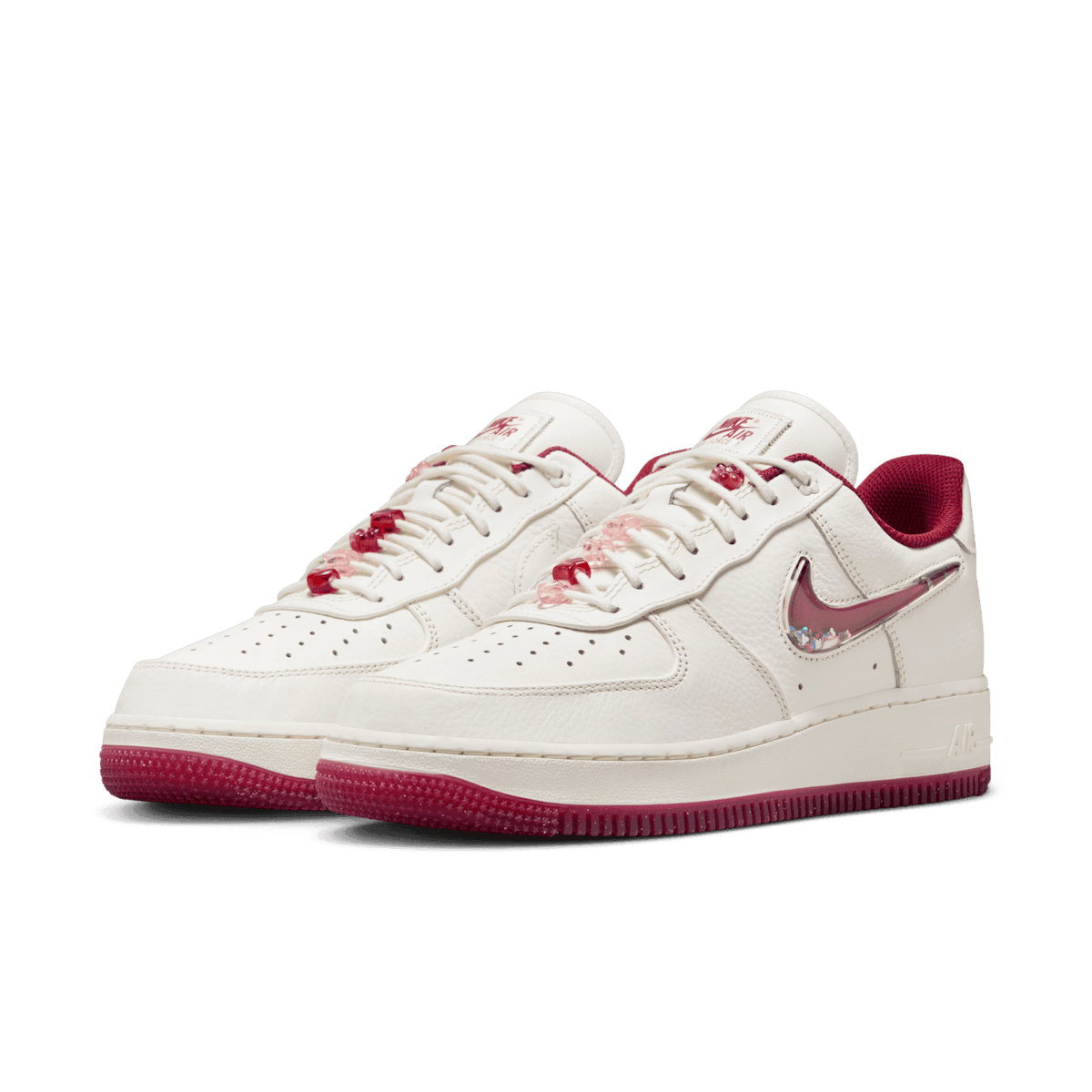 Nike Air Force 1 Low Valentine’s Day Glitter Swoosh (W) Angle 2