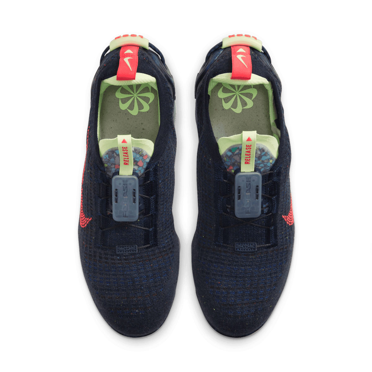 Nike Air VaporMax 2020 Flyknit 'Obsidian Siren Red' Angle 1