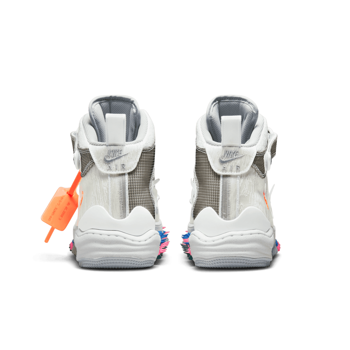 Nike Air Force 1 Mid Off-White White Angle 3