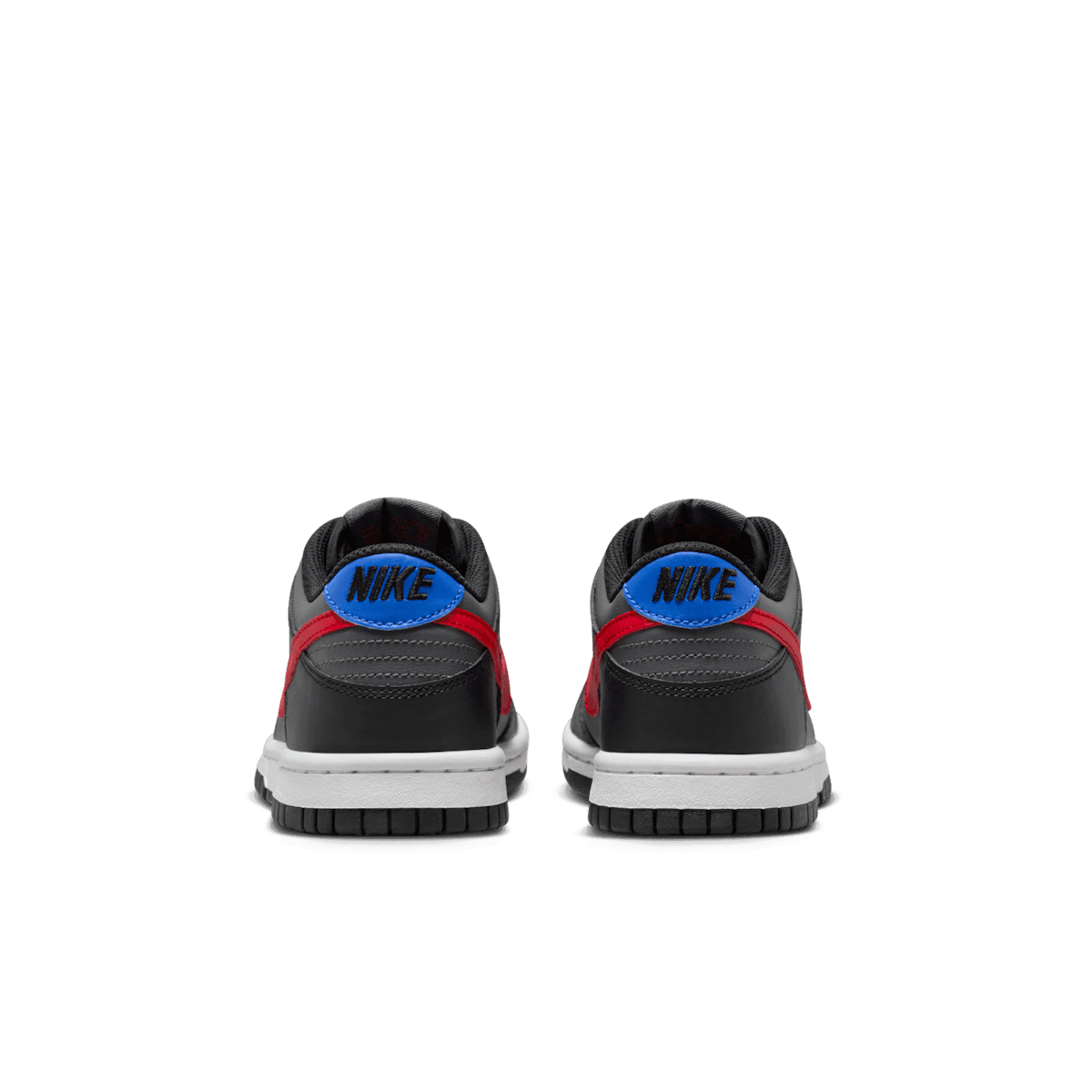 Nike Dunk Low Black Red Blue (GS) Angle 3