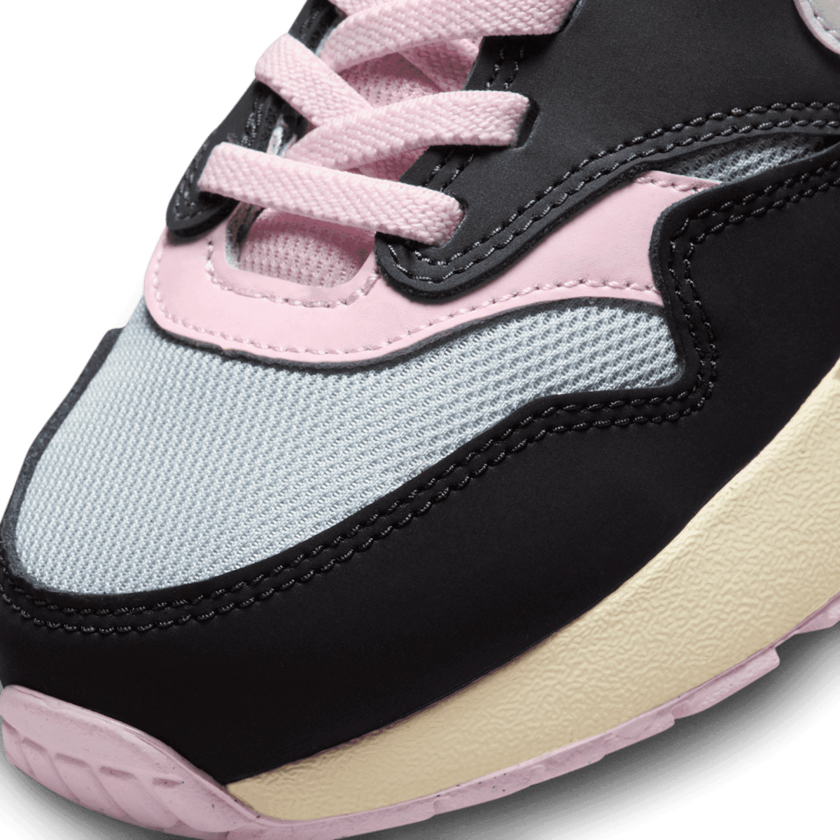 Nike Air Max 1 Black Anthracite Pink Foam (PS) Angle 4