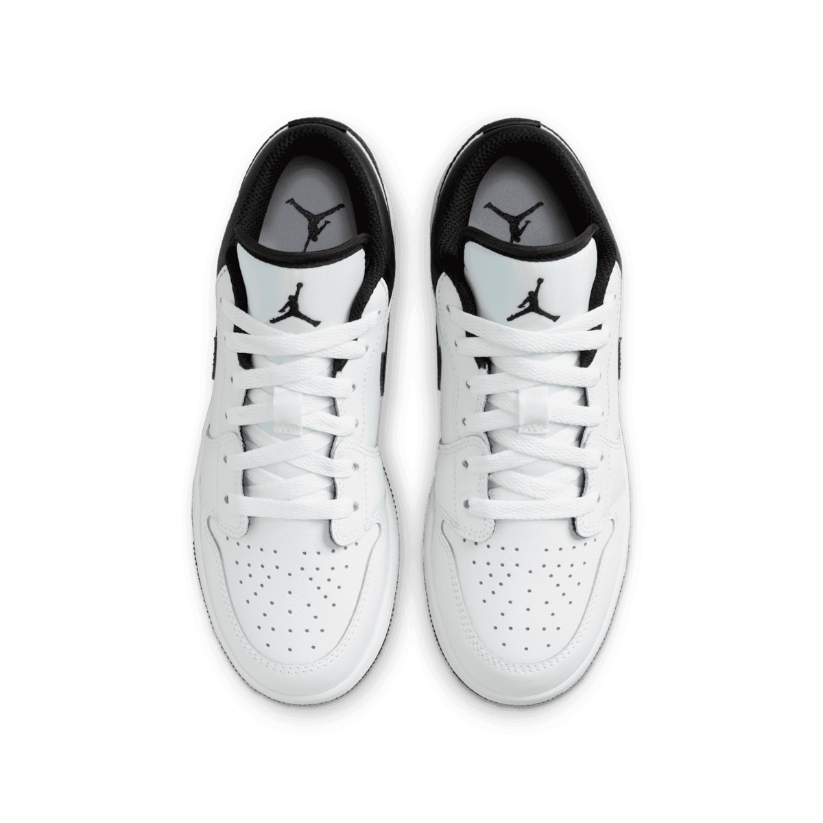 Air Jordan 1 Low White Black (GS) Angle 1