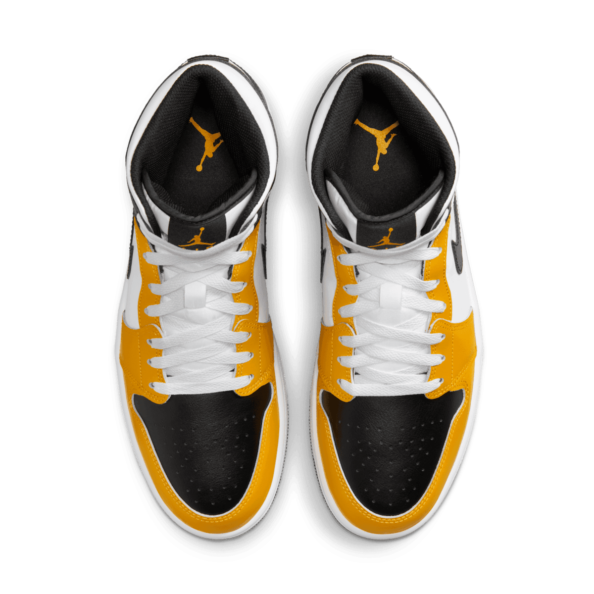Air Jordan 1 Mid Yellow Ochre Angle 1