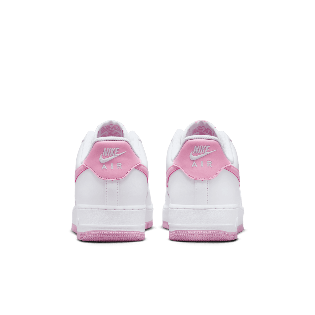 Nike Air Force 1 Low White Pink Rise Angle 3
