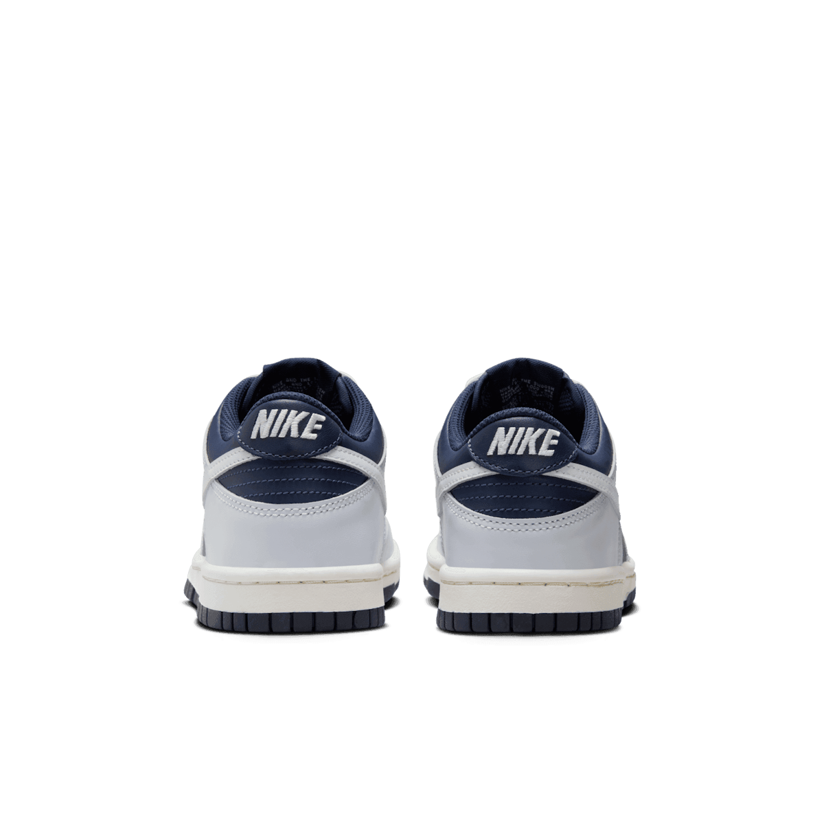 Nike Dunk Low Football Grey Midnight Navy (GS) Angle 3