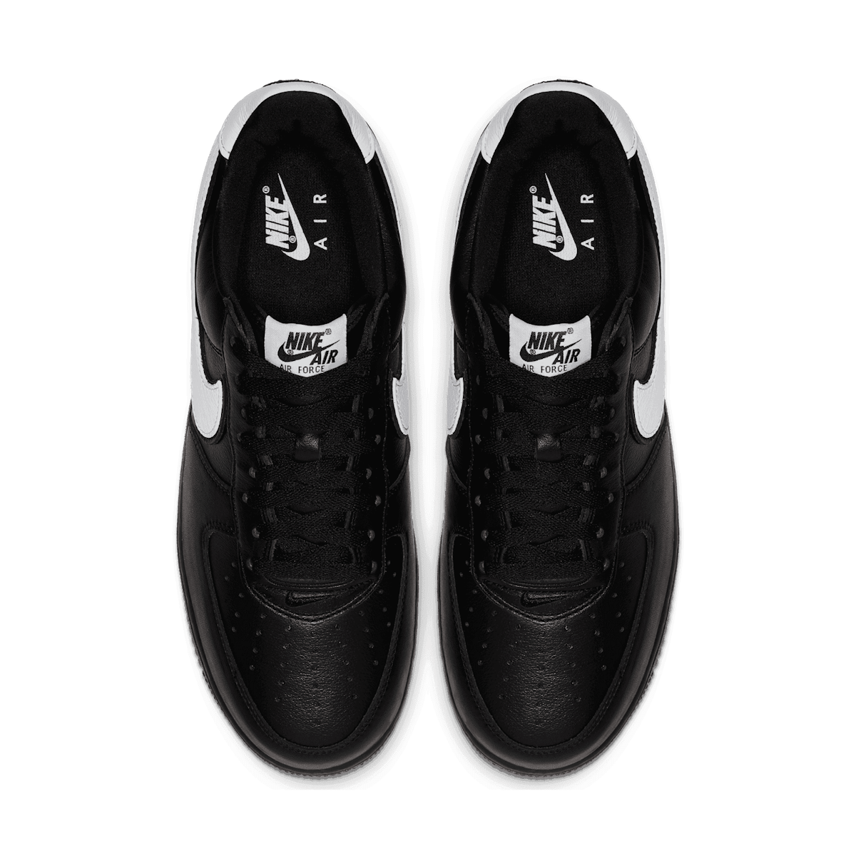 Nike Air Force 1 Low QS Black White Angle 1