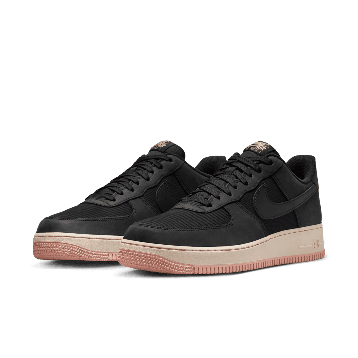 Nike Air Force 1 Low LX Black Red Stardust Angle 2