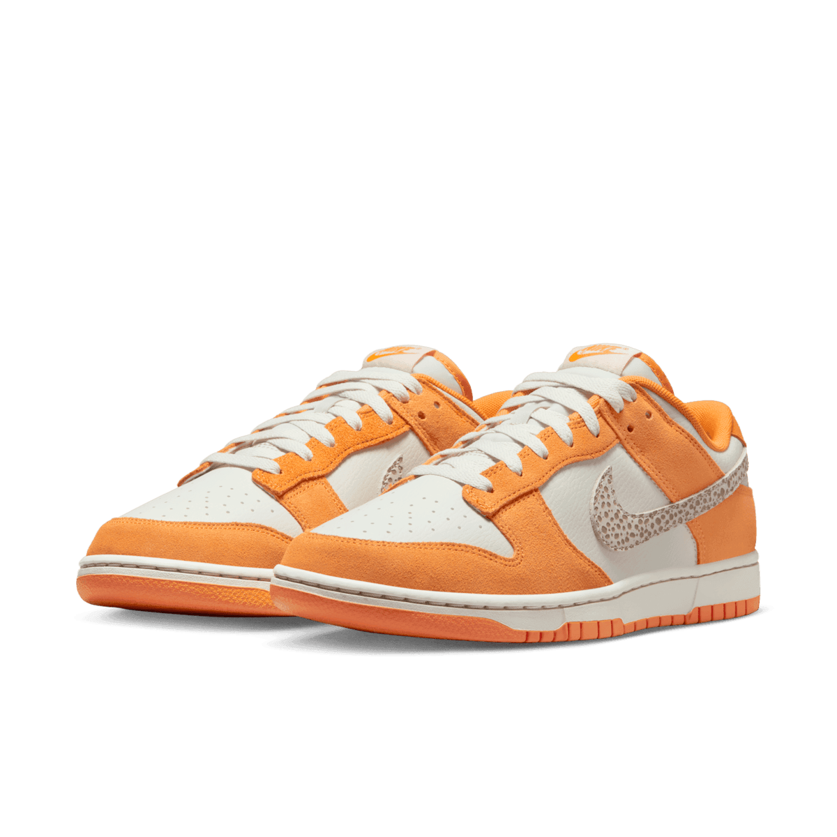 Nike Dunk Low Safari Swoosh Orange Angle 2