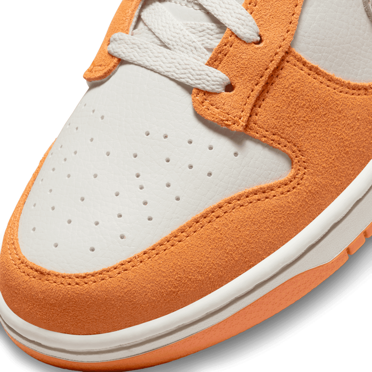Nike Dunk Low Safari Swoosh Orange Angle 4